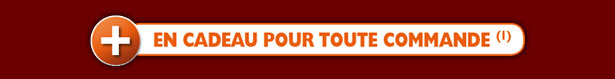 En cadeau pour toute commande*