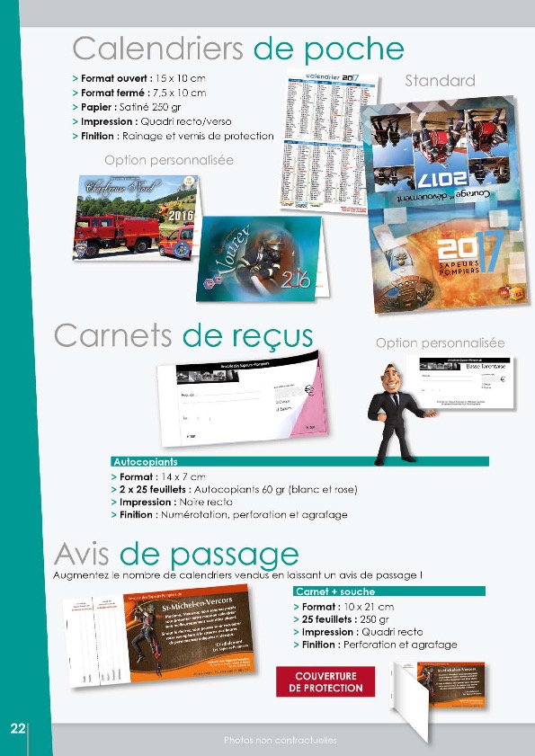 Calendrier de poche