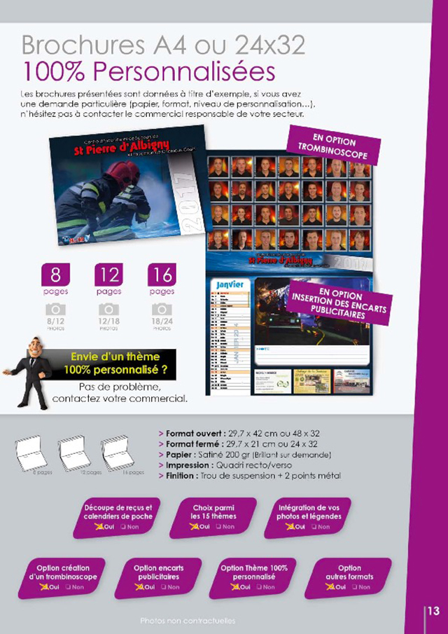 Brochures personnalisées