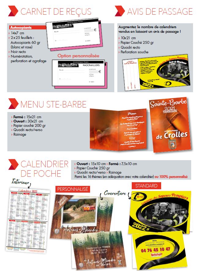 Brochures personnalisées